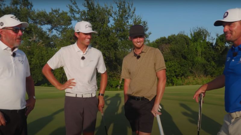 Spannendes 2v2-Golfmatch: Mick...