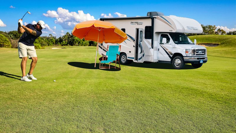 Golfurlaub im Wohnmobil: Natur...