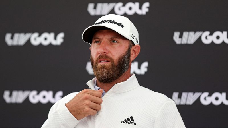 Dustin Johnson und Martin Kaym...