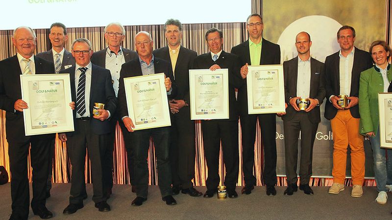 DGV zeichnet Golfclubs für Nac...