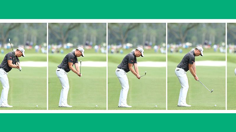 Golftraining: Der Probeschwung...