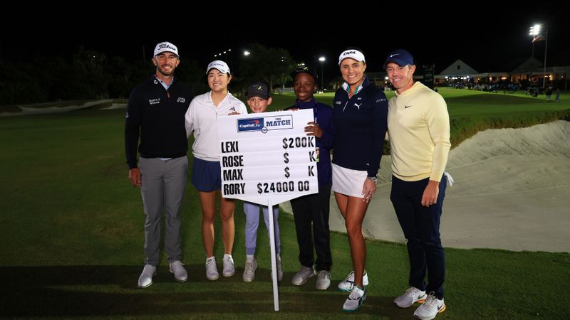 The Match 2024: Rory McIlroy m...