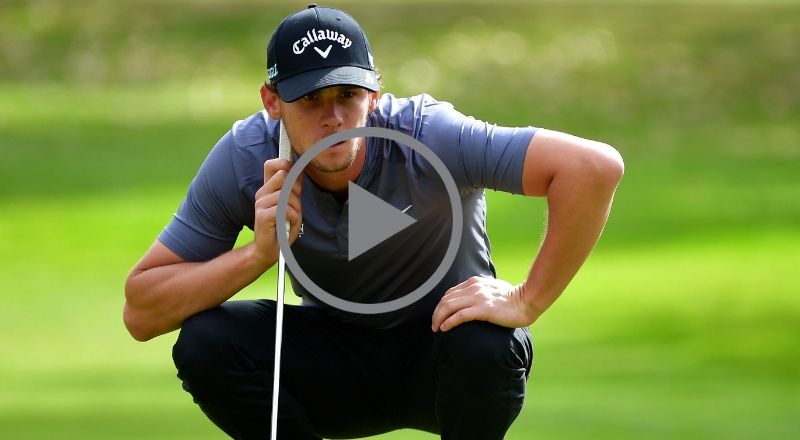 Video: Thomas Pieters rastet e...