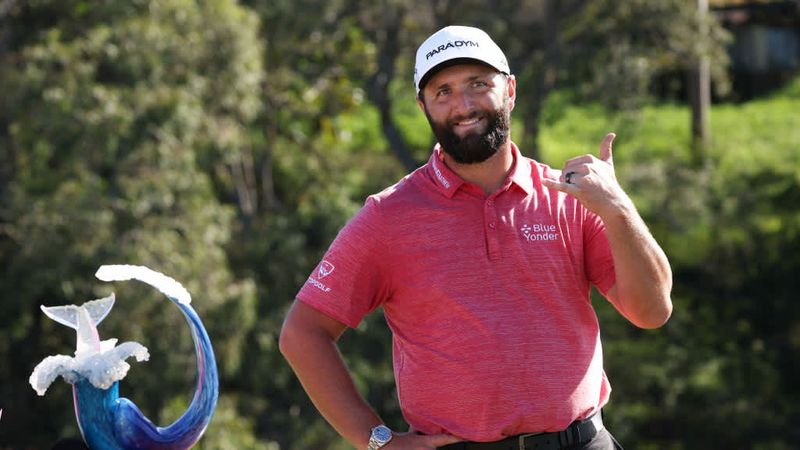 Jon Rahm jubelt über seinen ac...