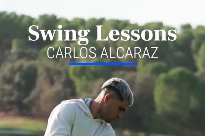 Carlos Alcaraz zeigt Golf-Schw...