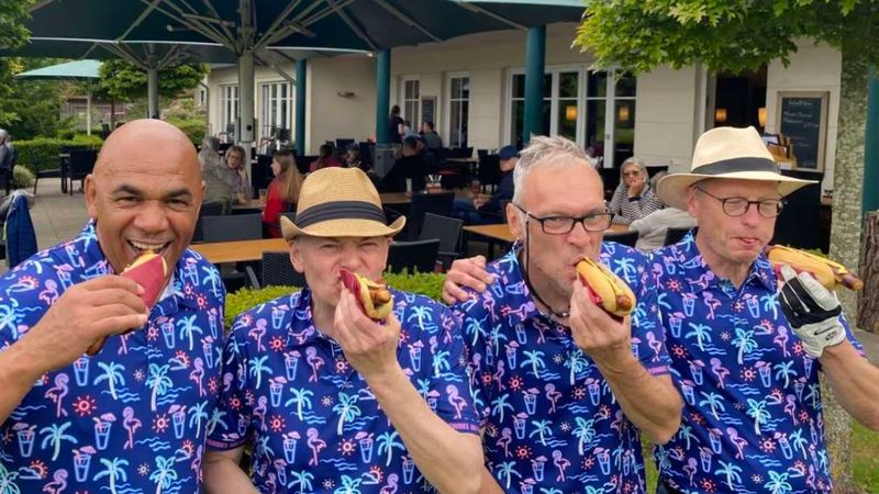 Vatertag mit Sonne, Wurst und...