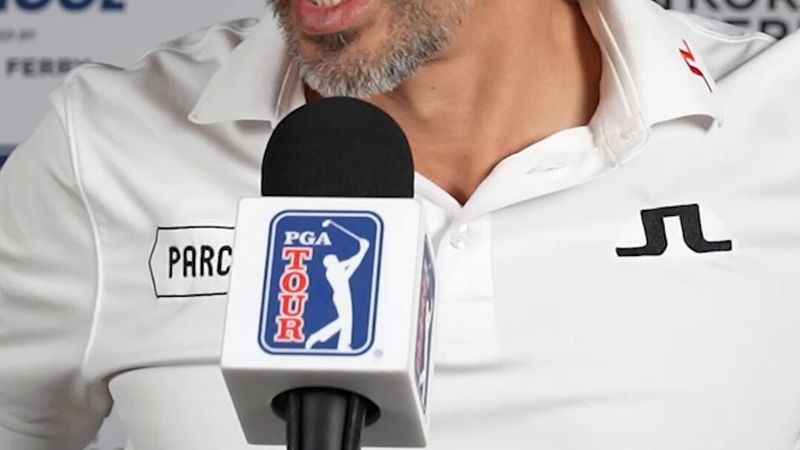 Camilo Villegas kämpft bei Kor...