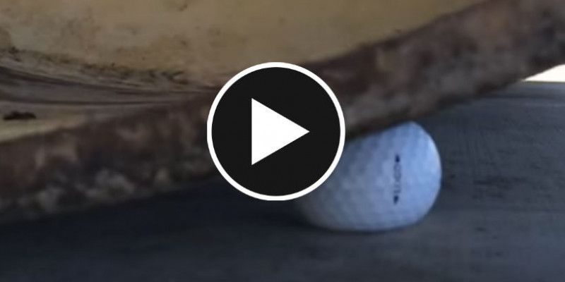 Golfball vs. Dampfwalze - Wer...