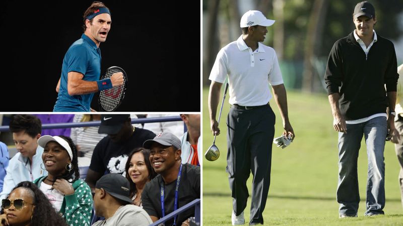 Golf und Tennis: Roger Federer...