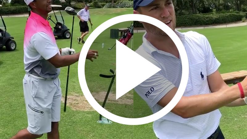 Video: Tiger Woods und Justin...