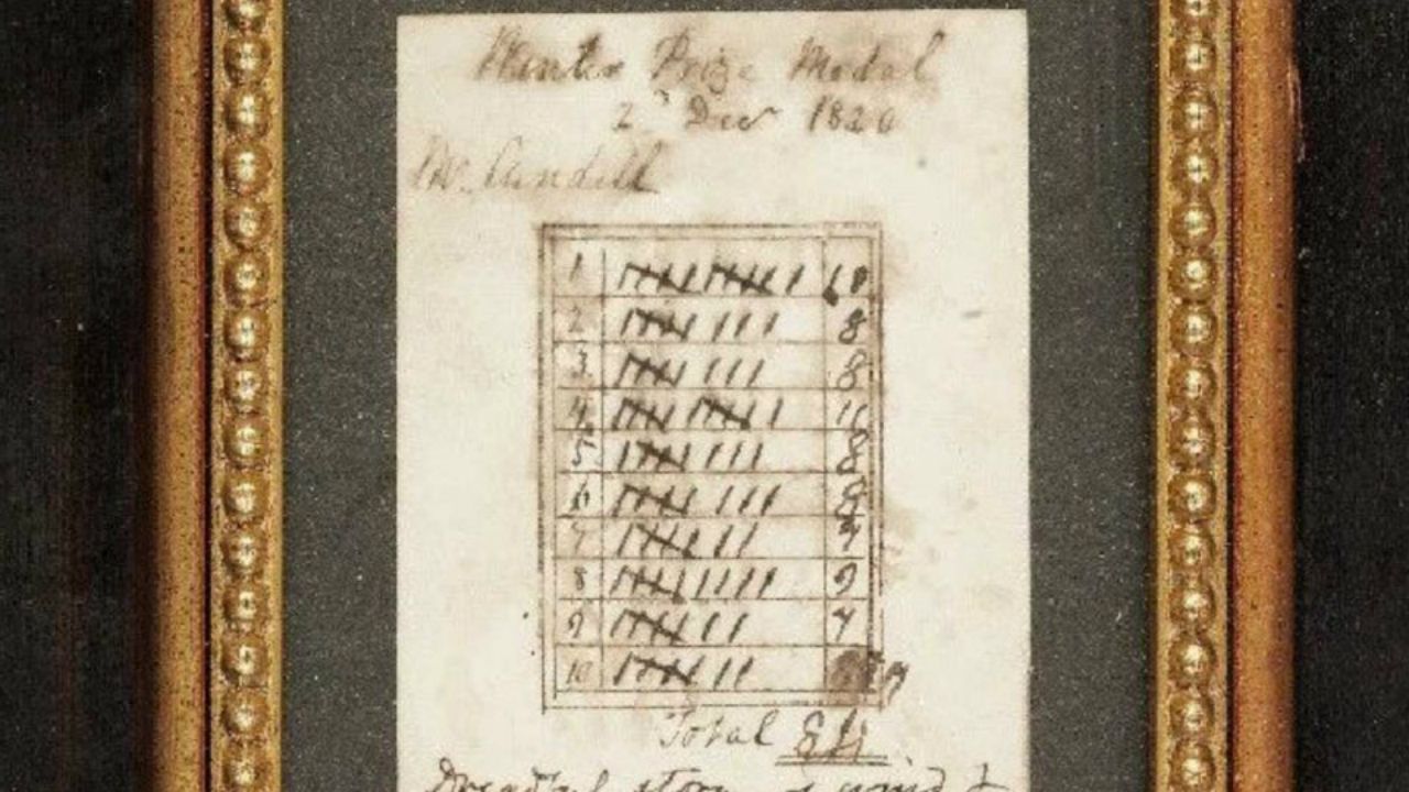 "Älteste Scorekarte der Welt" für irrsinnig viel Geld versteigert