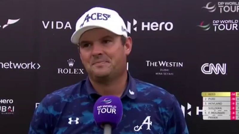 Patrick Reed mit vier Schlägen...