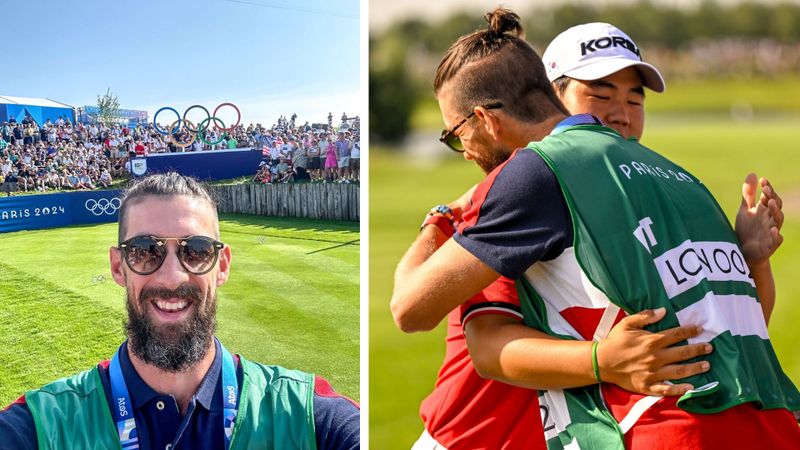 Michael Phelps besucht Golf be...