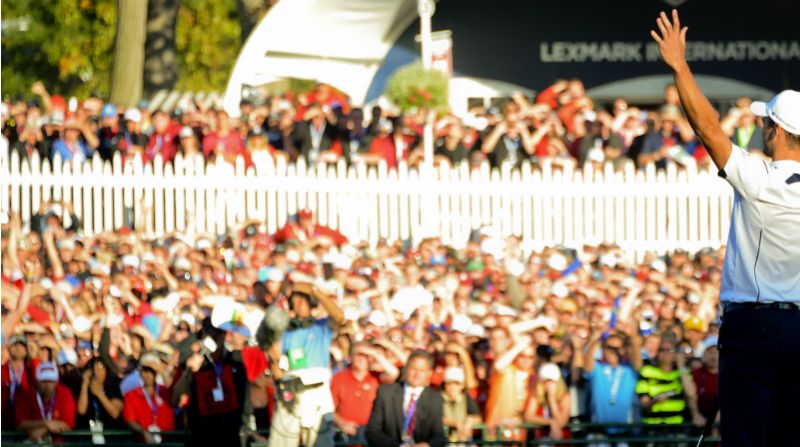 Martin Kaymer und seine Spuren...