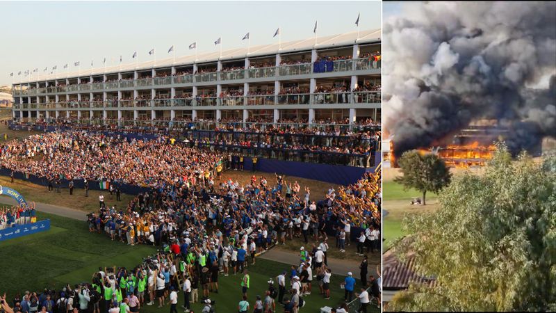 Großbrand auf Ryder-Cup-Platz:...
