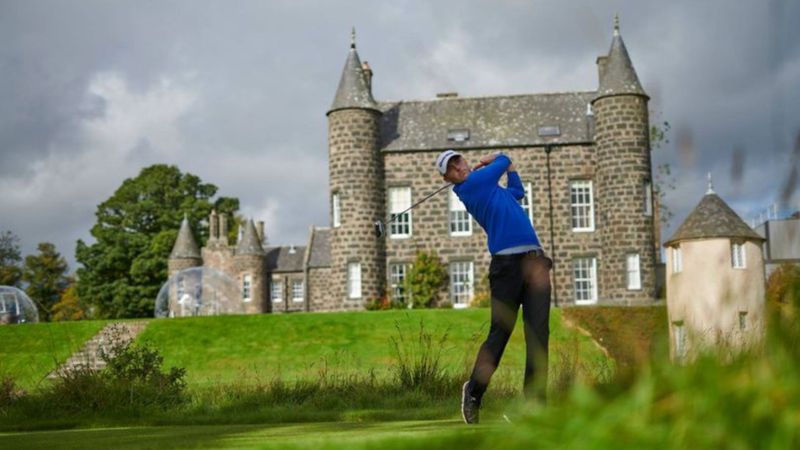 Meldrum House Hotel: Golfen mi...