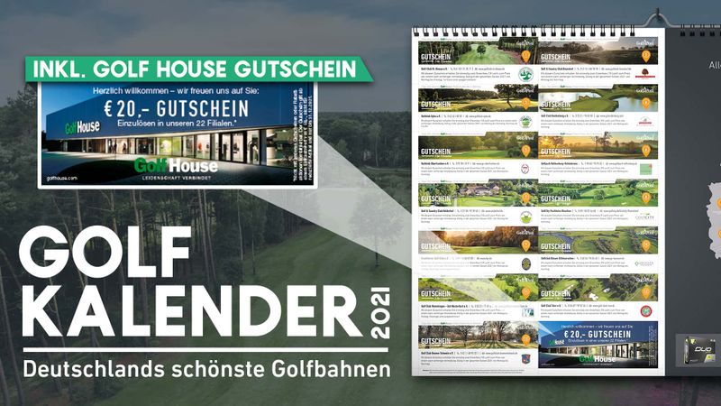 Golfkalender 2021 sichern und...