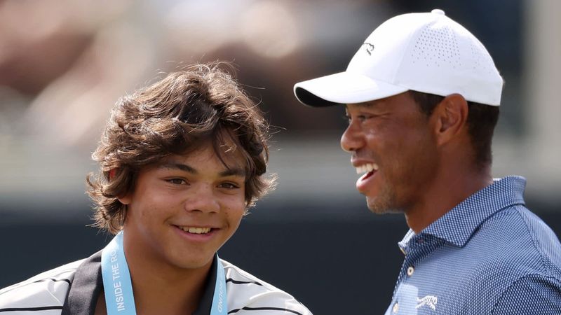 Tiger Woods über Charlie Woods...