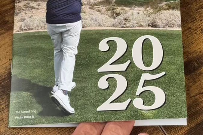 Ein Golfer dokumentiert seine...