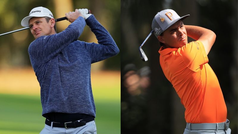 Justin Rose und Rickie Fowler...