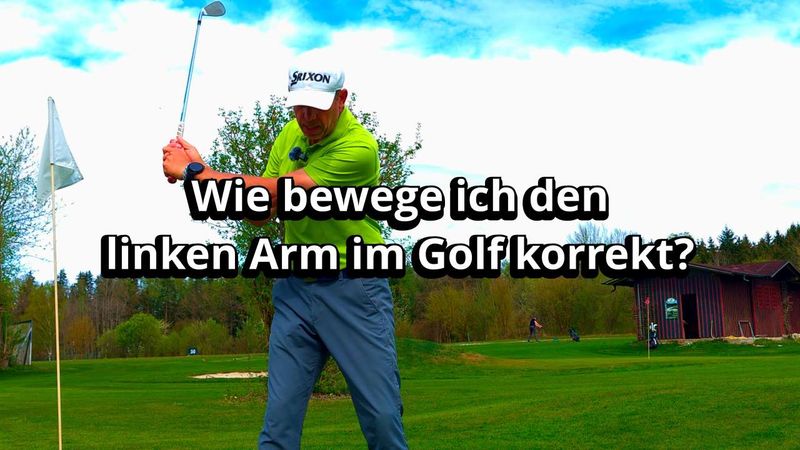 Der linke Arm im Golfschwung –...