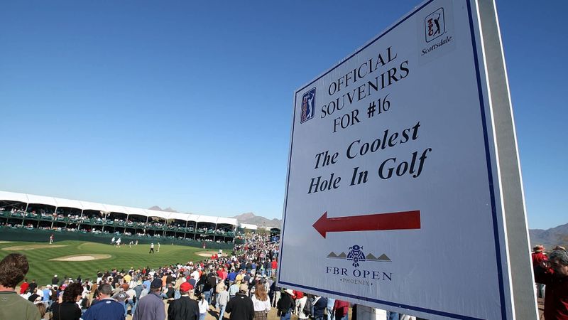 Die legendäre 16. Bahn des TPC...