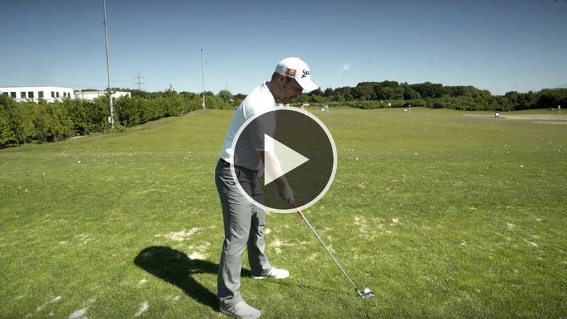 Golftraining: Fabian Bünker mi...