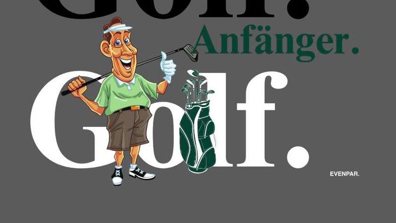 Anfänger im Golfshop.